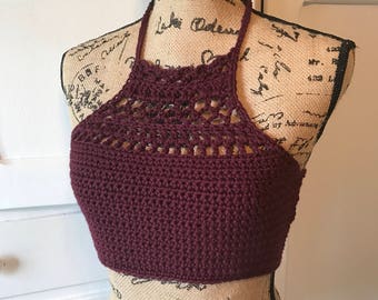 Items similar to Sexy Crop Print Top on Etsy