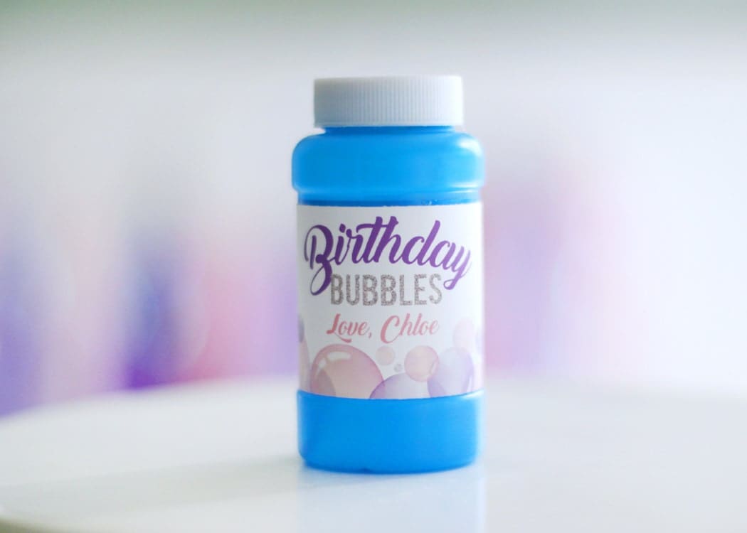 Printable bubble labels Bubbles and Brunch party Birthday