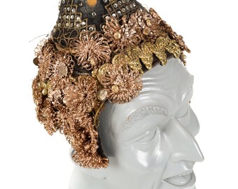 Siam Beaded Head Dress worn by actor Yul Brynner in the King and I -c.1954