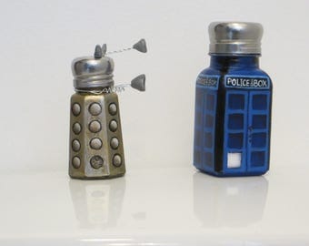 Dr. Who Salt and Pepper Shakers