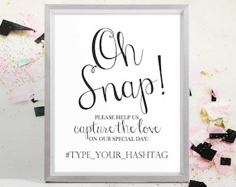 2017 SALE: Wedding Photo Sign Instant Download, Wedding Instagram Sign, Hashtag Sign, Printable Wedding Sign, 8x10, 5x7
