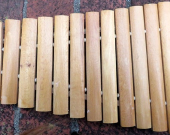 Wooden Handmade Xylophone 12 Note Musical Instrument Toy Rustic Wood Musical Vintage Toy Musician Toy Child's gift