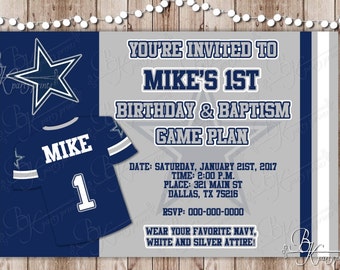 Free Printable Dallas Cowboys Birthday Invitations 9