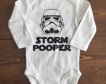 Storm Pooper onesie- starwars baby inspired bodysuit