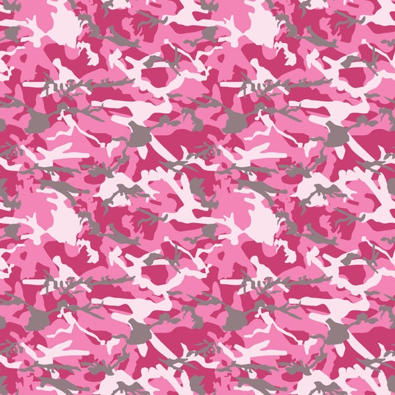 0671 A1 Pink Camo Print Adhesive Vinyl Abstract Heat Transfer