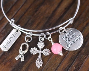 Breast Cancer, Breast Cancer Gifts, Breast Cancer Survivor, Breast Cancer Bracelet, Breast Cancer Survivor Gift, Survivor Gifts, Survivors