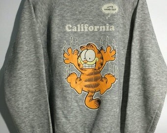 Garfield sweater | Etsy