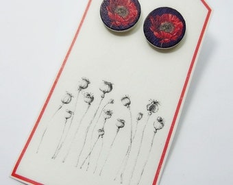 Poppy - wood studs