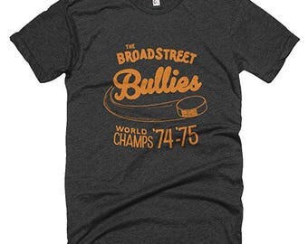 T-shirt Retro Philadelphia Flyers Broad Street Bullies - Noir, Coton - Neuf Avec étiquettes