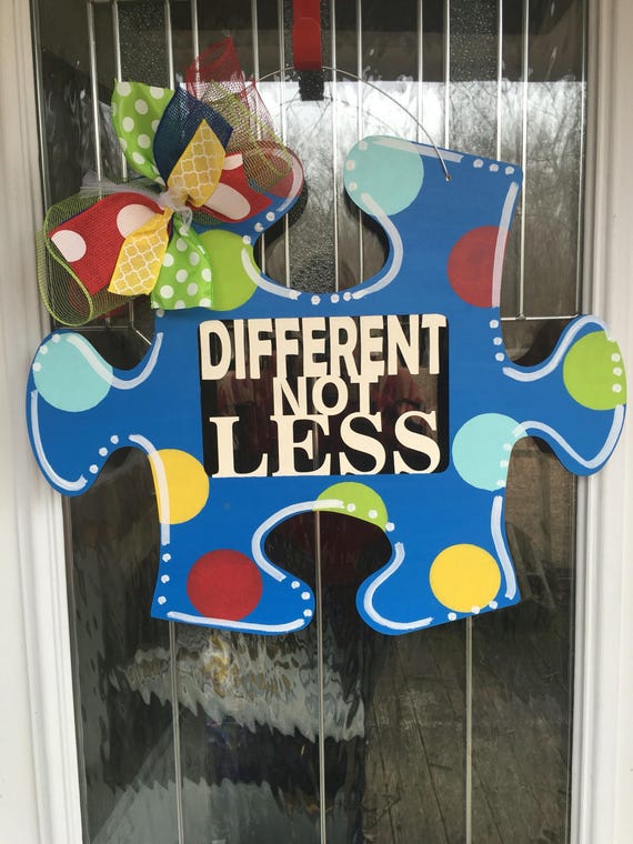 Autism Door Hanger Autism Awareness Door Hanger Autism