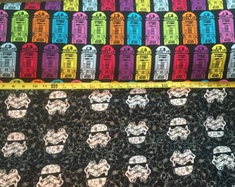1/2 Yard Star Wars Fabric / Fabric By The Yard / JERSEY Fabric