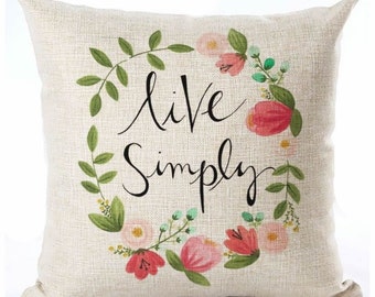Live Simply Vinyl decal for DIY project