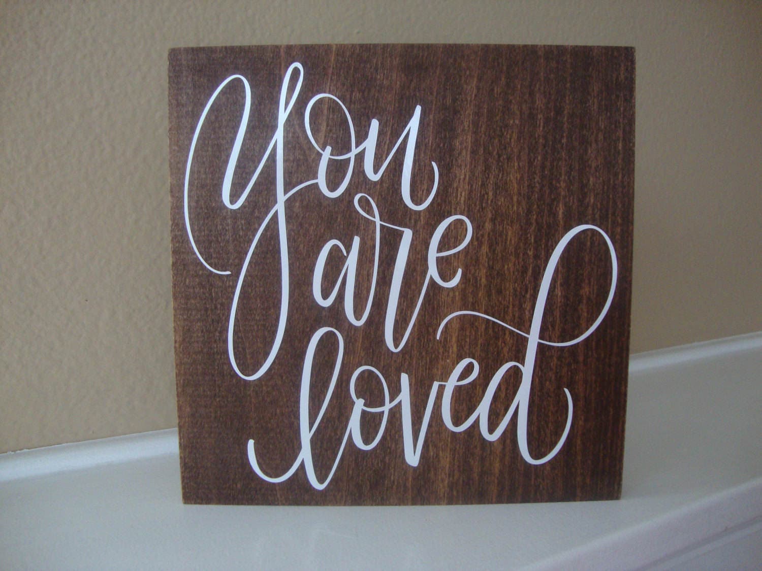 You are Loved sign rustic wood sign rustic wall decor