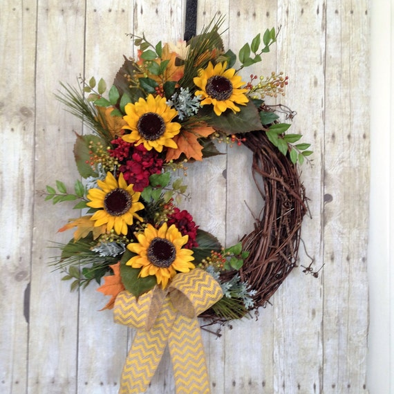 Front Door Wreath Summer Door Wreath Spring Door Wreath