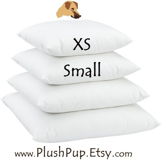 XS Dog bed Insert Pillows Dog bed pillow inserts Small Dog