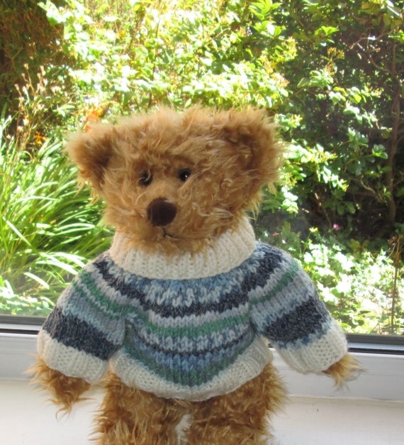 Teddy Bear Clothes Hand Knitted Nordic Style Fairisle