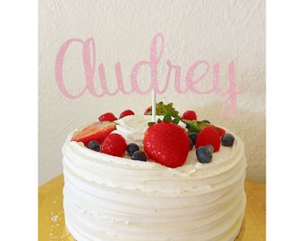 Custom Name Cake Topper, Birthday Name Cake Topper- 1st birthday Cake, birthday , Custom name Cake topper, Name Decorations, cursive topper