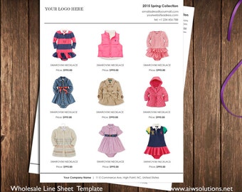 word product catalog template