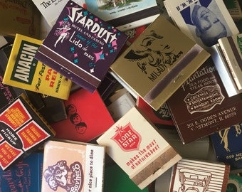 70s & 80s MATCHBOOK LOT / vintage matches bars restaurants hotels casinos bar san diego las vegas matchcovers match covers cover book books