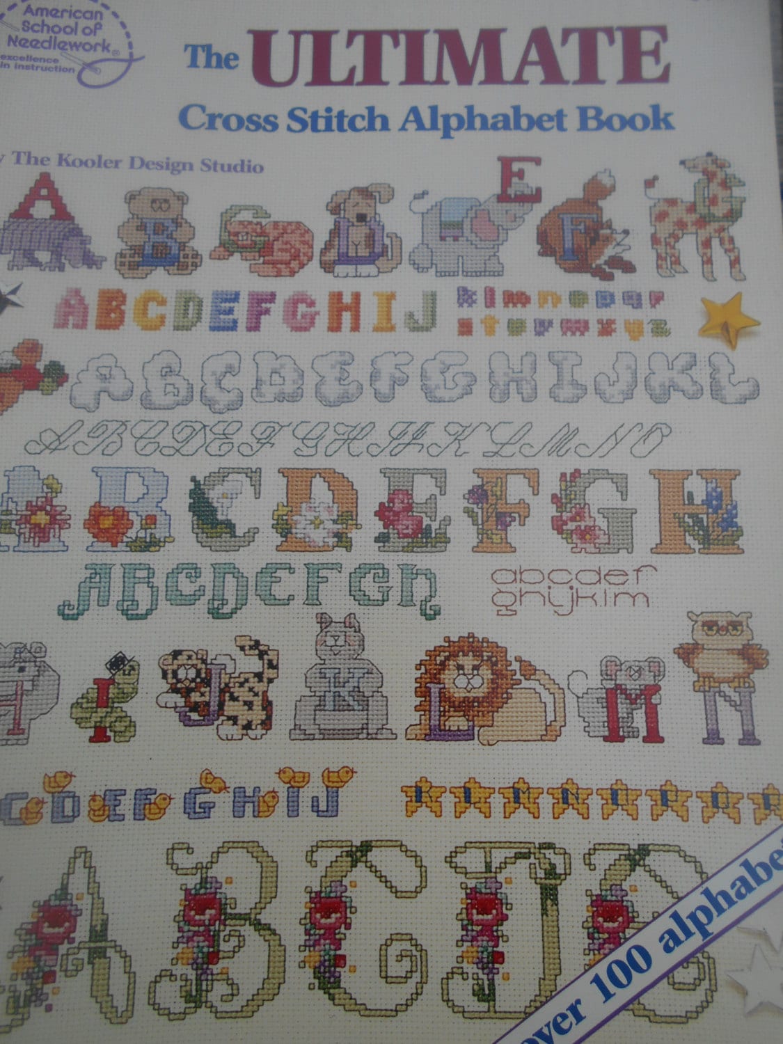The Ultimate Cross Stitch Alphabet Book, ASN, Pattern Leaflet 3600