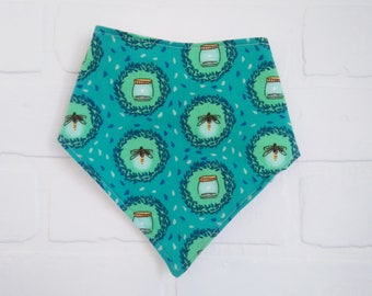 Fireflies Bavoir bandana bavette bebe / Fireflies Baby Bandana bib