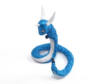 Pokemon Dragonair figure pokemon go figurine animal totem dragon pokemon figure anime figure velvet clay polymer clay figure birthday gift