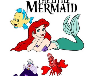 Little mermaid svg, mermaid svg, The little mermaid svg, ariel svg, flounder svg, sebastian svg, little mermaid svg, digital, cutting file