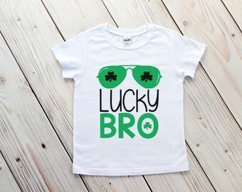 Boy St Patricks Day Shirt - Toddler St Patrick's Day - Shamrock Shirt - Saint Patricks Day Tee - Lucky Bro Shirt - St. Patrick's Outfit