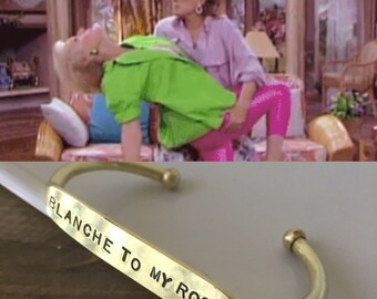Blanche to my Rose / Rose to my Blanche / Golden Girls / Bestie Bracelet / Best Friends / Friends Forever / Gift for best friend