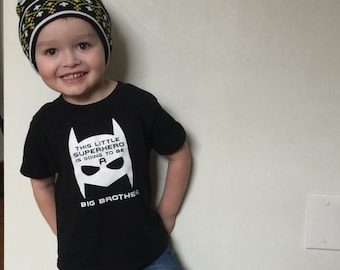 Big Brother announcement shirt new baby super hero big brother shirt big brother tee kids shirt little bro baby announcement