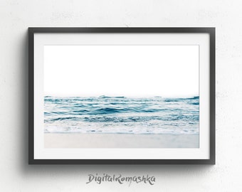 Water Print, Ocean Wall Art, Ocean Waves Print, Ocean Photography, Beach Decor, Ocean Art, Printable Art, Sea Print, Ocean Printable, Waves