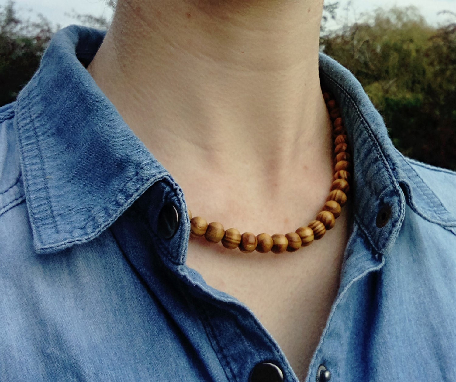Wooden necklaces for guys Outlet