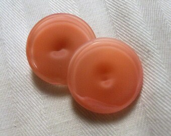 Pink glass button | Etsy