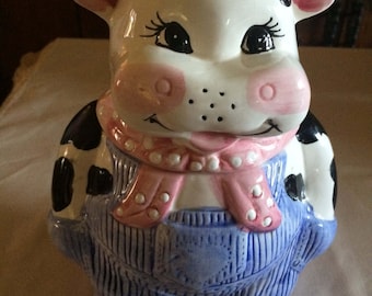 Vintage Retro Treasure Craft Bossy Cow Cookie Jar. Art and Collectibles, Home and Living, Kitchen and serving, Kitchen and dining,