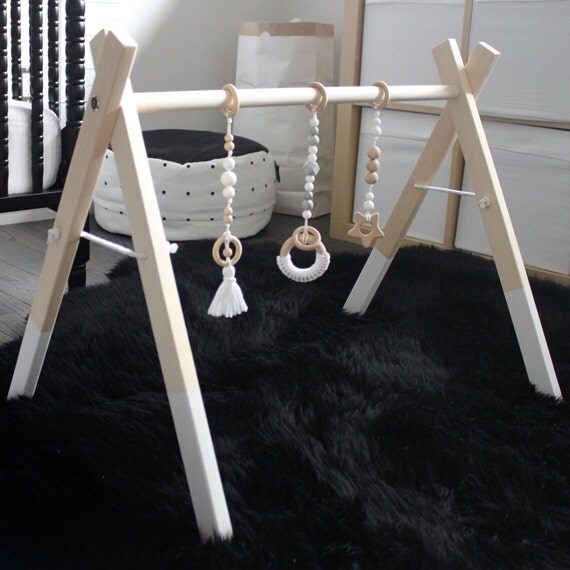 Wooden Baby Activity Gym Wooden Play Gym Wood Play Gym