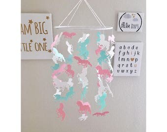 Unicorn Baby Mobile - Unicorn Baby - Unicorn Nursery Decor - Unicorn Baby Shower - Baby Shower Gift - Unicorn Crib Mobile - Unicorn Nursery