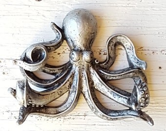 Octopus Wall Hook Octopus Towel Hook Nautical Bathroom Hook Octopus Decor Nautical Wall Decor Octopus Wall Art Octopus Wall Decor