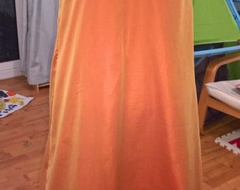 100% Silk Square Neck Line Regency Ball Dress, Gown, Handmade, Made to Order