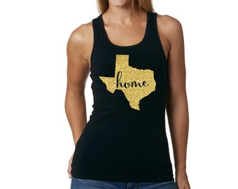 Texas iron on decal, home state shirt gift, glitter heat transfer designs, Texas diy t-shirt, love texas tank top diy, tx state patch