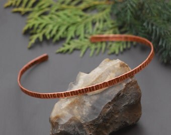 Handmade copper necklace Boho choker Choker necklace Copper anniversary gift Copper gift Holiday jewelry Copper collar necklace Celtic art