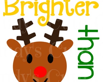 Free Free Shine Like Rudolph Svg 357 SVG PNG EPS DXF File