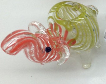 1 Elephant thick smoking bowl multi color..Free pair of socks your choice!!!! S M L