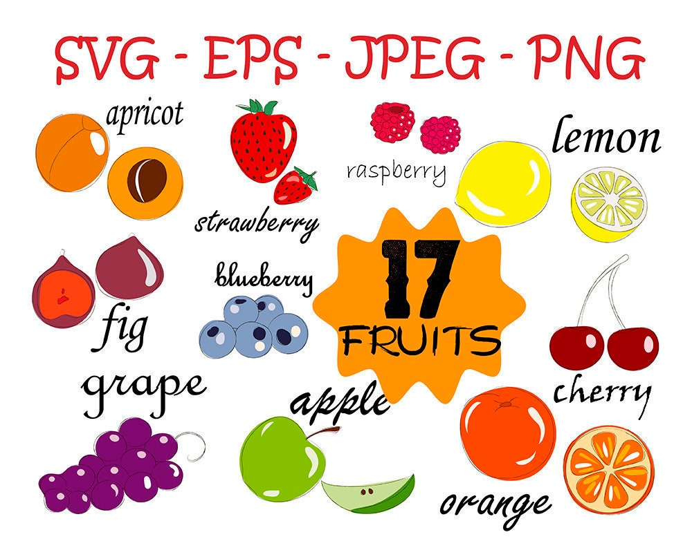 Free Free Fruit Svg 190 SVG PNG EPS DXF File