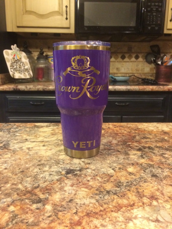 Crown Royal Whiskey Yeti Cup Custom Powder By Rodgerscustoms 0144