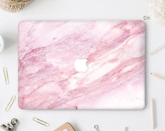 Pink Stone Case Marble Macbook 12 Rose Pro Case for Macbook Pro 13 inch Case Decal Mac Pro 15 Cover For Macbook Air 11 Inch Mac Air 13 DV023