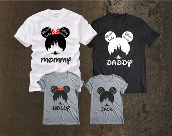 Disney Family Shirts,Matching Family Disney Shirts,Personalized Disney Shirts for Family and Women,Family Shirts,Family Shirt,Quality SHirt