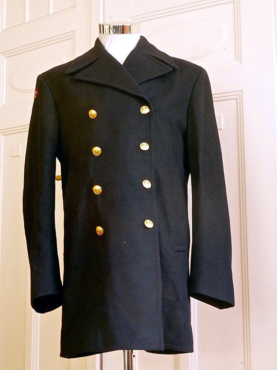 Lyst Polo Ralph Lauren Wool Blend Pea Coat In Blue For Men Ted S Ping Event