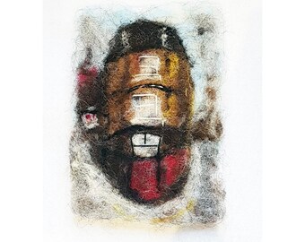 Felt artwork - The Three Tuns, Sheffield