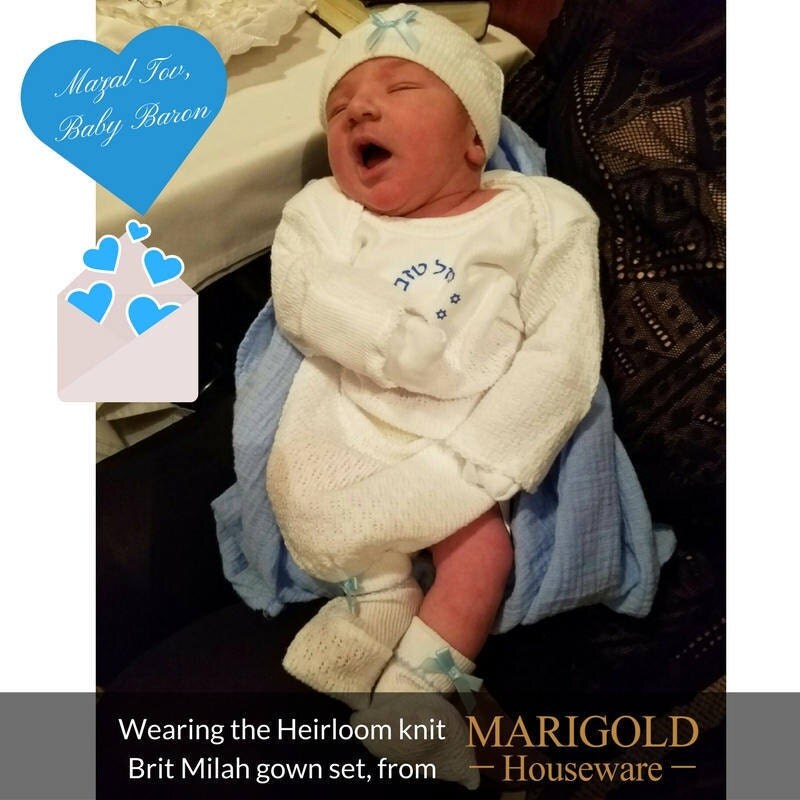 Baby Boy Bris Outfit Mazal Tov Heirloom Booties