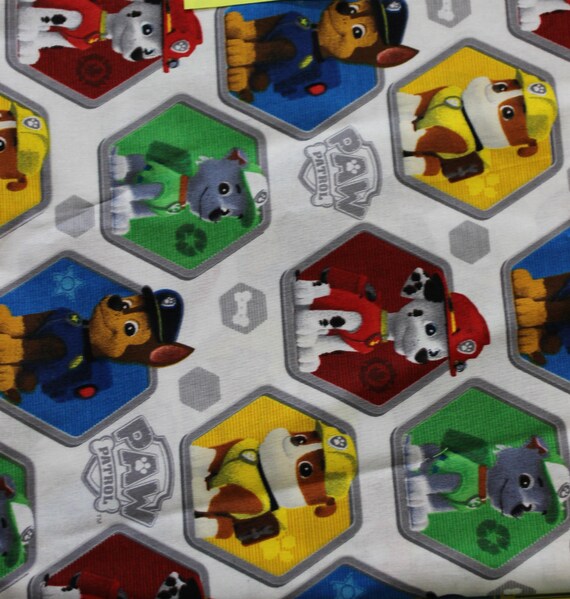 Paw Patrol 100 cotton fabric by David Textiles
